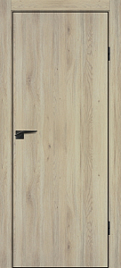 Товар Межкомнатная дверь P-1 кромка ABS черная c 4-х ст. Дуб молочный